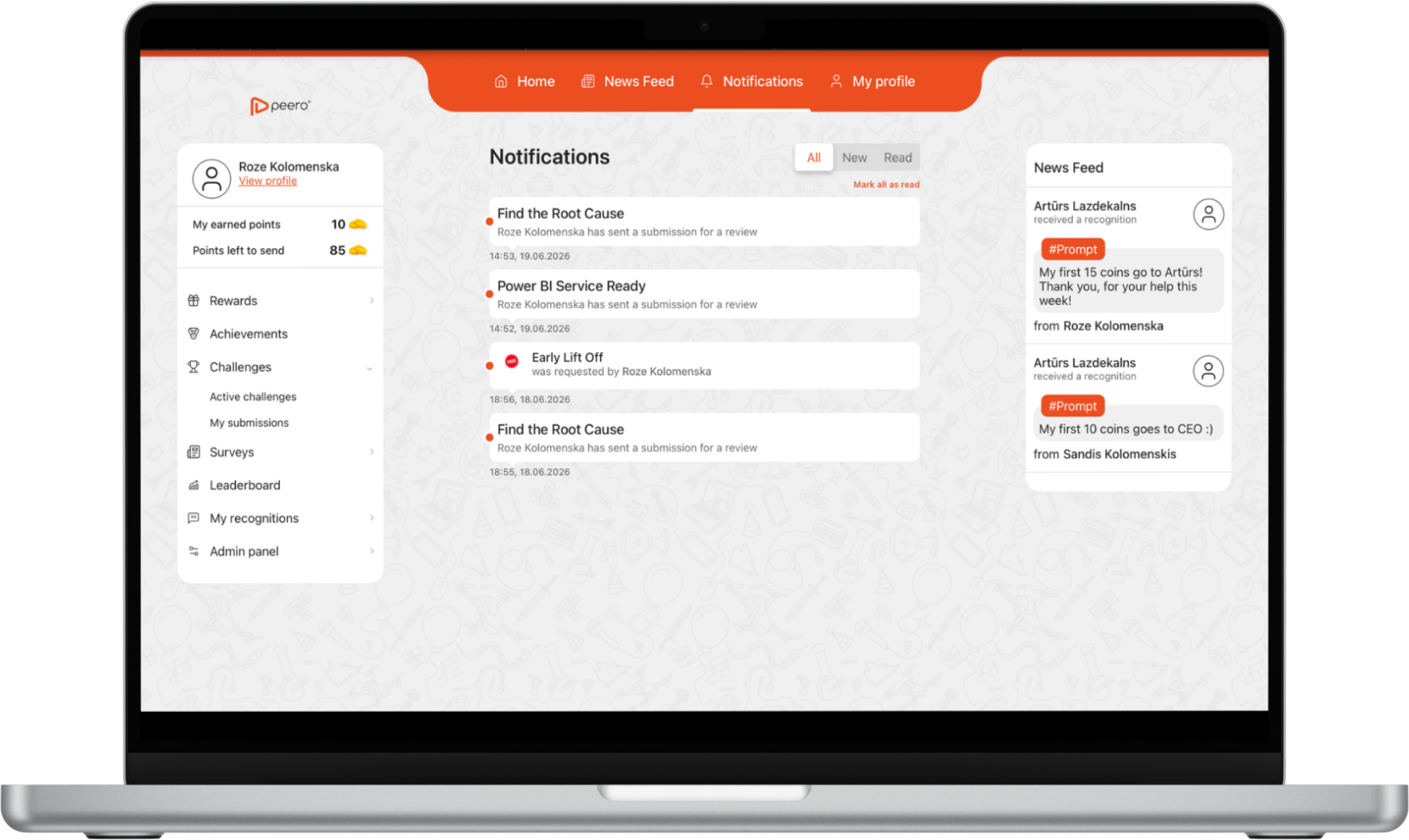 Activate real-time recognition